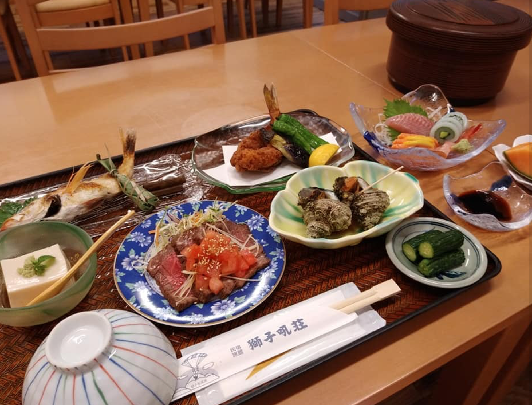 獅子吼荘・夕食