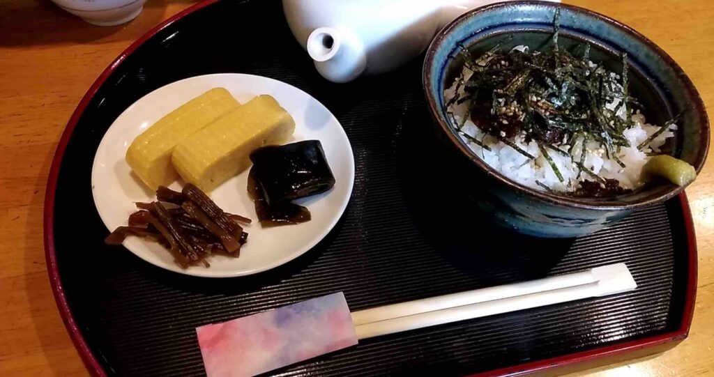 うなぎのしお富の宇治茶漬け